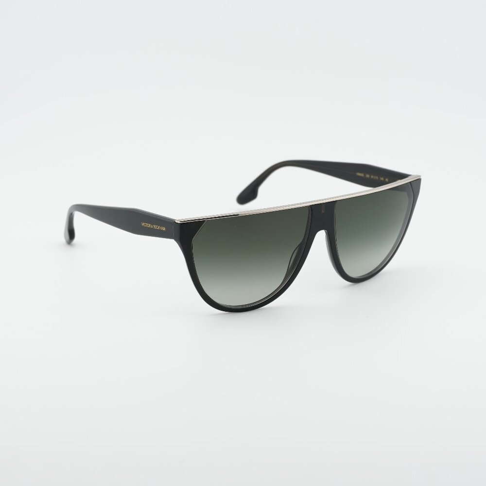 Victoria Beckham VB682S 305 Sunglasses Green Aviator Frame, Smoke Lenses